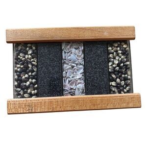 Spice Sea Shells Seeds Acrylic Trivet Decor